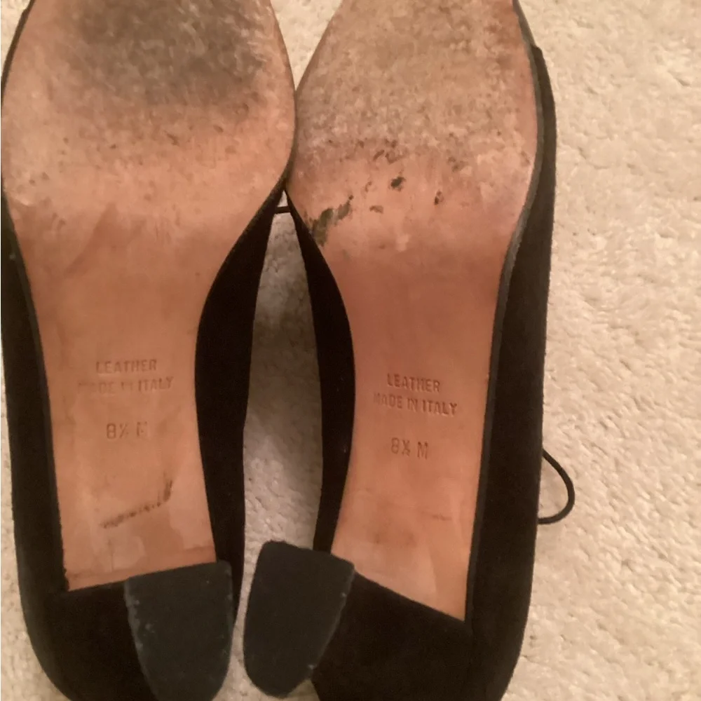 Anne Klein Tie Heel shoe 8 1/2 - Picture 3 of 4